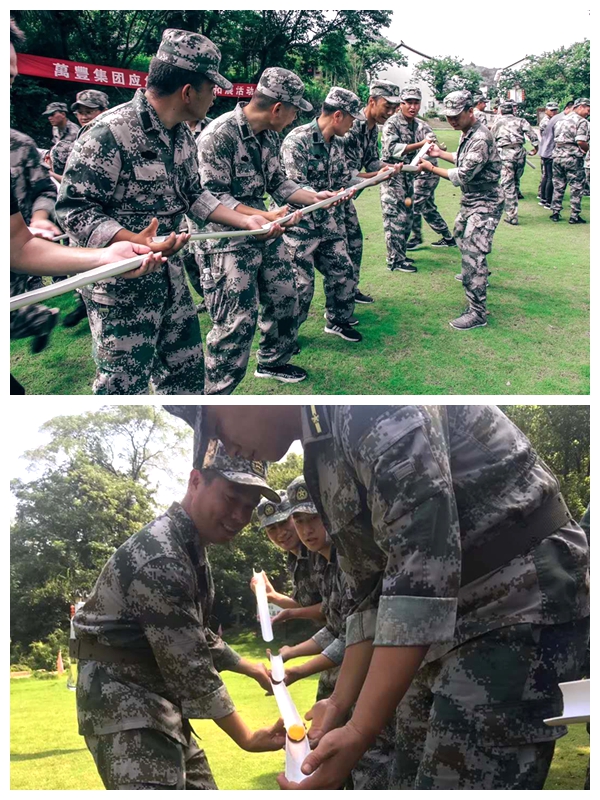 【軍事日活動】澳門6766網站net集團人武部組織民兵應急分隊開展野外拓展活動