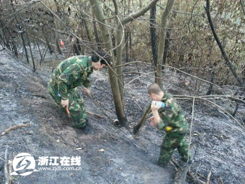 北京在線：高溫引發新昌大火 澳門6766網站net組織民兵搶險救災